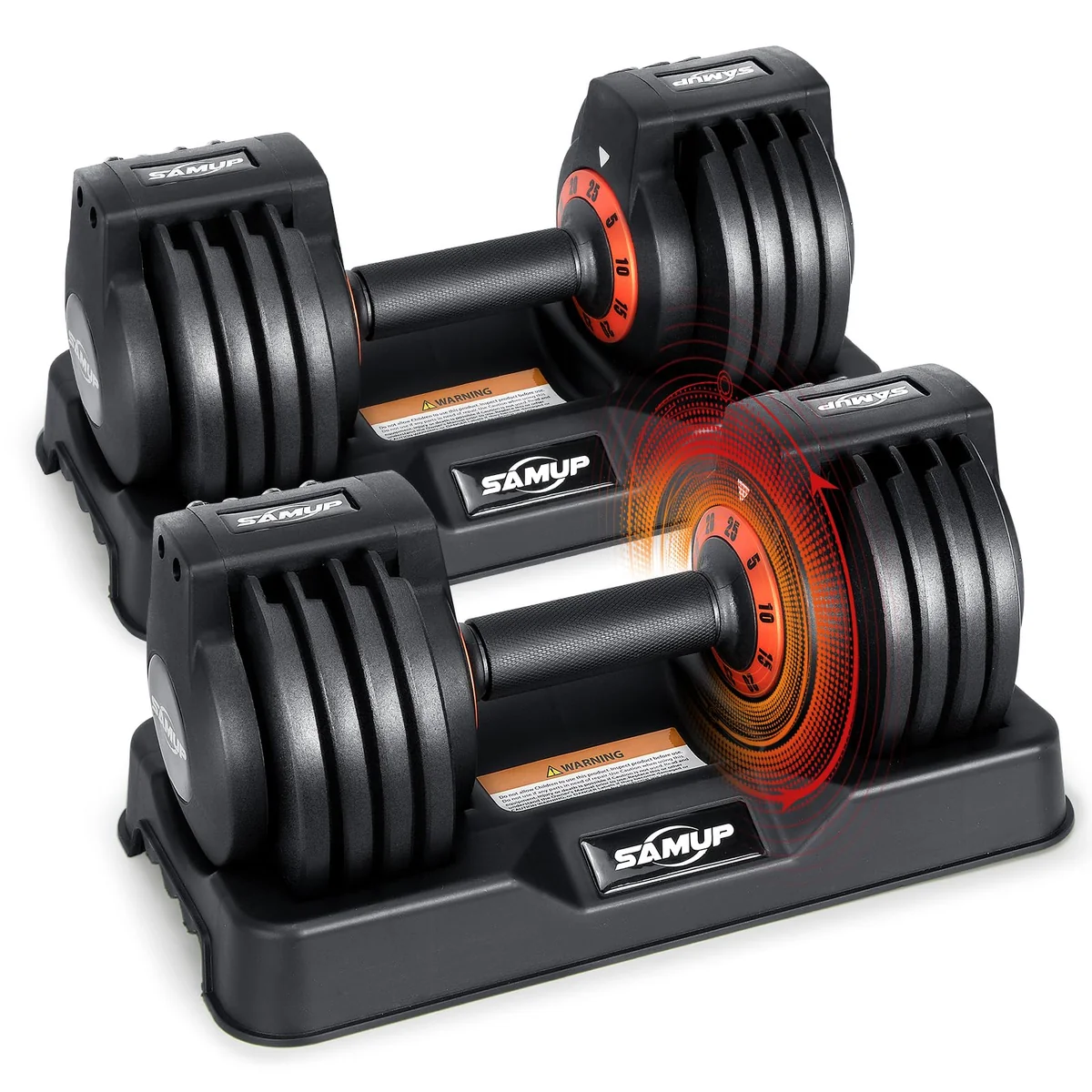 25/55 lbs Pair Adjustable Dumbbells Set Review